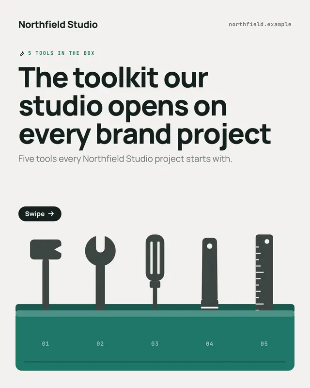 Toolbox — sample creative