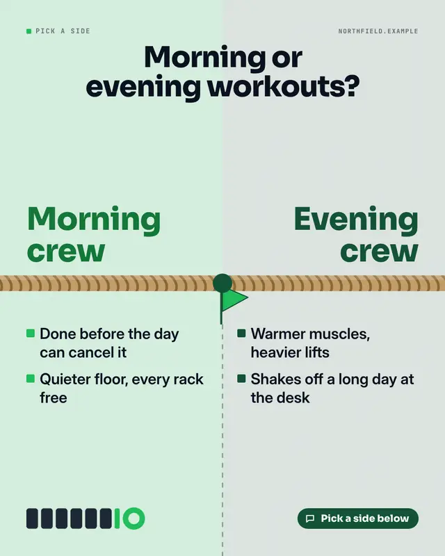 Tug of war — sample creative