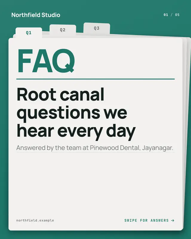 FAQ index cards — sample creative