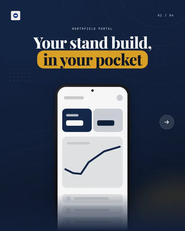 App screenshot carousel — sample creative
