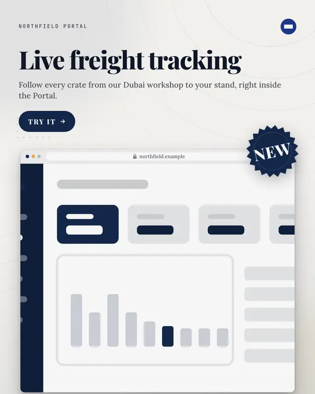 New feature — sample creative