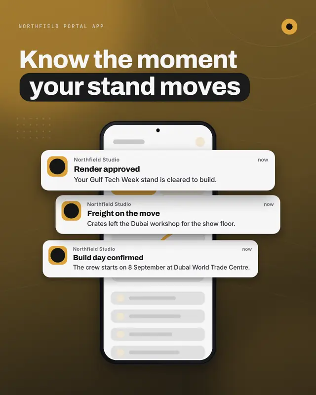Notifications over a phone — sample creative