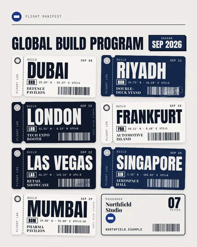 Baggage manifest — sample creative