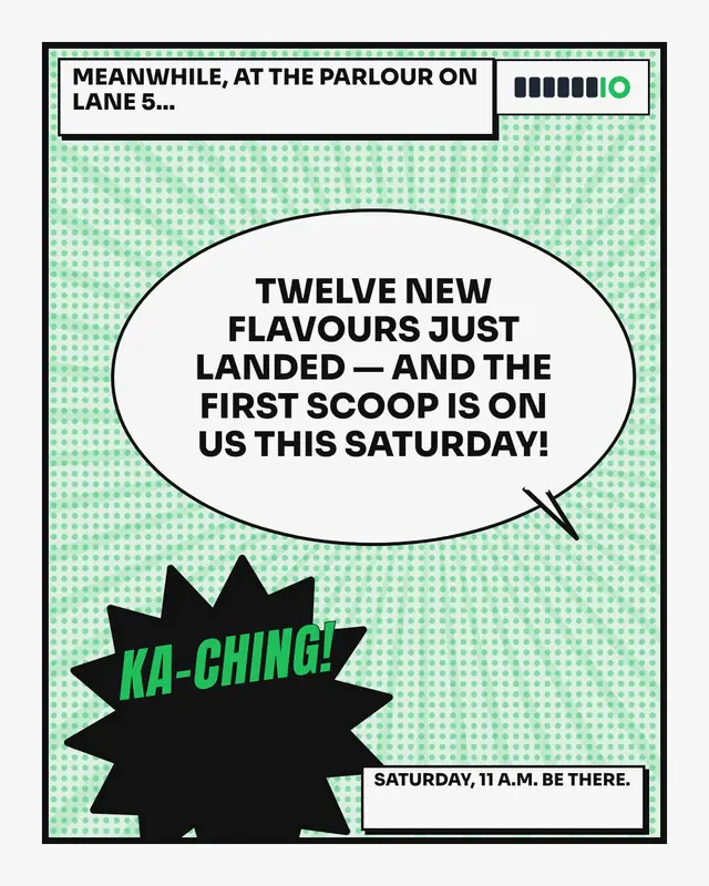 Comic: meanwhile… — sample creative