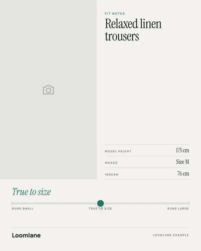 Fit notes — sample creative