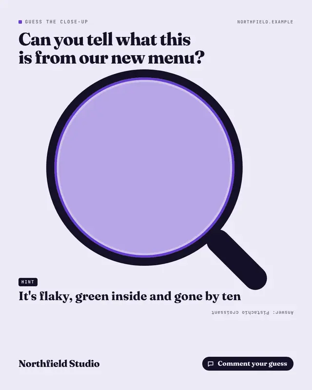 Guess what it is — sample creative