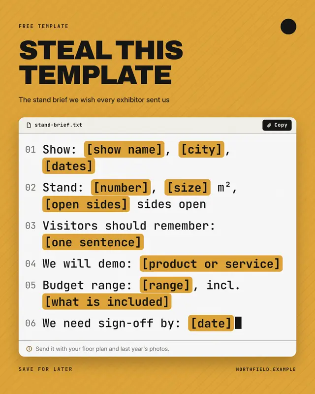 Steal this template — sample creative