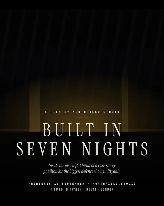 Documentary title card — sample creative