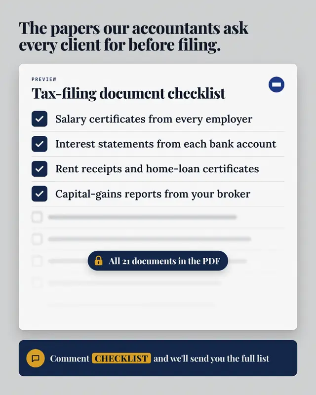 Checklist preview — sample creative