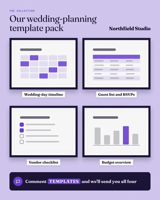 Template gallery — sample creative
