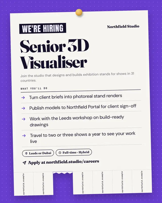 We're hiring — sample creative