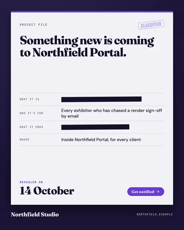 Redacted teaser — sample creative