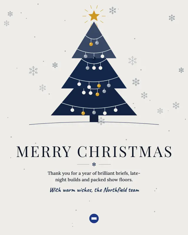 Christmas greeting — sample creative