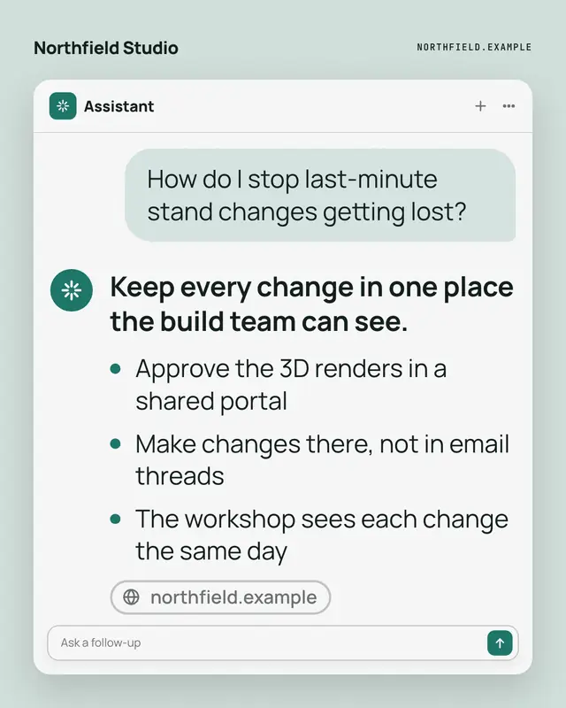 Assistant answer — sample creative