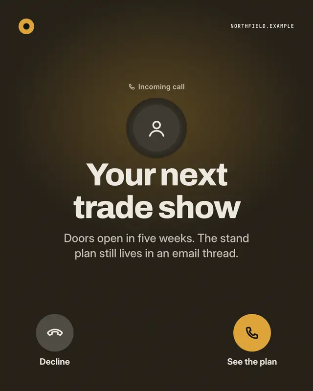 Incoming call — sample creative