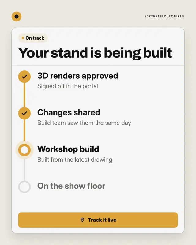 Order tracker — sample creative