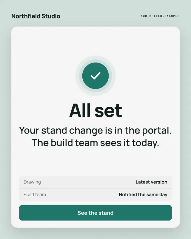 All set — sample creative