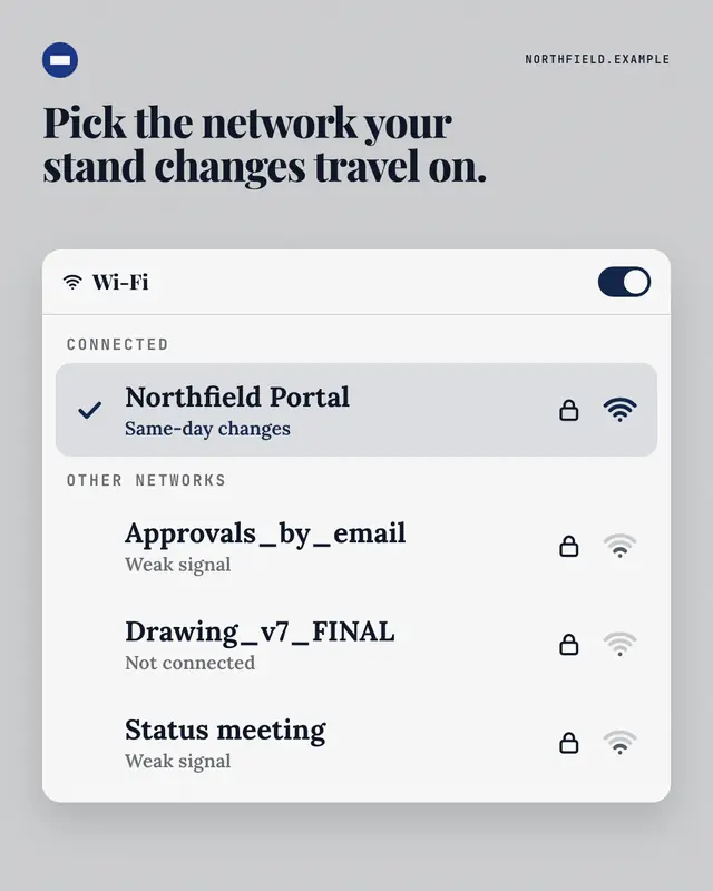 WiFi picker — sample creative